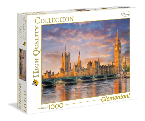 Clementoni (39269) - "Houses of Parliament, London" - 1000 pieces puzzle