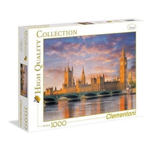 Clementoni (39269) - "Houses of Parliament, London" - 1000 pieces puzzle