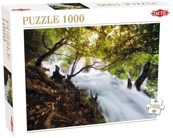 Tactic (40901) - "Waterfall in Forest" - 1000 pieces puzzle