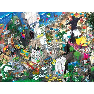 Heye (29575) - eBoy: "Rio" - 1500 pieces puzzle