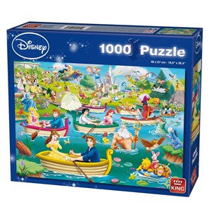 King International (05260) - "Disney, Fun on The Water" - 1000 pieces puzzle