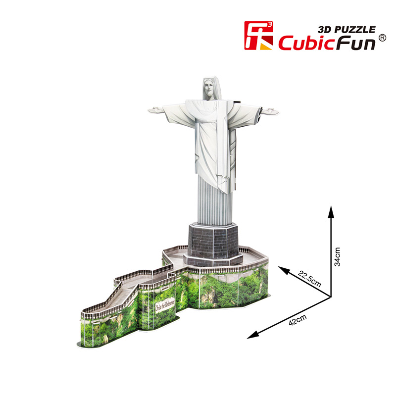 3D Puzzle - Christ the Redeemer | 17 - 36 Pieces