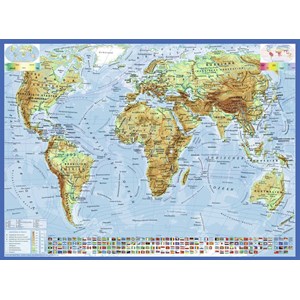 Ravensburger (13097) - "Map of the World" - 300 pieces puzzle