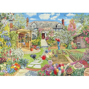 Ravensburger (19108) - "Gardening World, Spring" - 1000 pieces puzzle