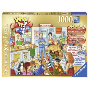 Ravensburger (19349) - "What If ? Puzzle #4 - At the Vets" - 1000 pieces puzzle