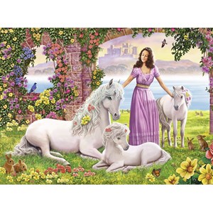 Ravensburger (10008) - "Beautiful Princess" - 150 pieces puzzle