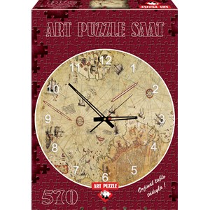 Art Puzzle (4297) - "Puzzle Clock" - 570 pieces puzzle