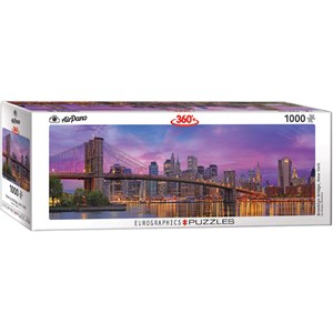 Eurographics (6010-5301) - "Brooklyn Bridge, New York" - 1000 pieces puzzle
