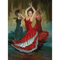 Art Puzzle (4400) - "Flamenco" - 1000 pieces puzzle