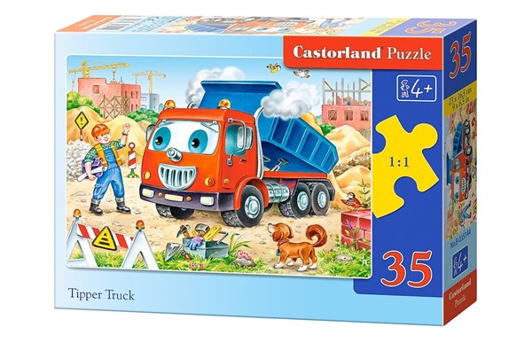 Castorland (B-035144) - "Tipper Truck" - 35 pieces puzzle