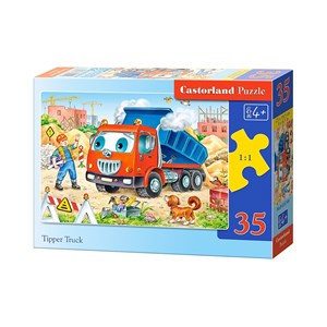 Castorland (B-035144) - "Tipper Truck" - 35 pieces puzzle