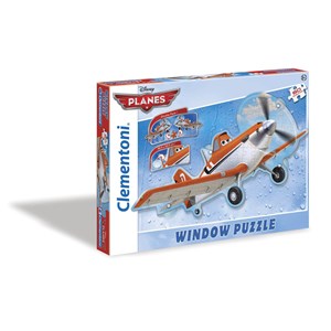 Clementoni (20111) - "Window-Puzzle Planes" - 60 pieces puzzle