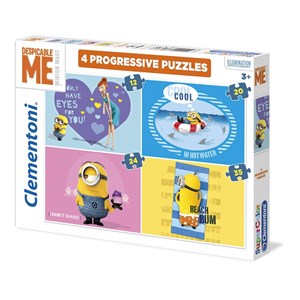 Clementoni (21507) - "Minions" - 12 20 24 35 pieces puzzle