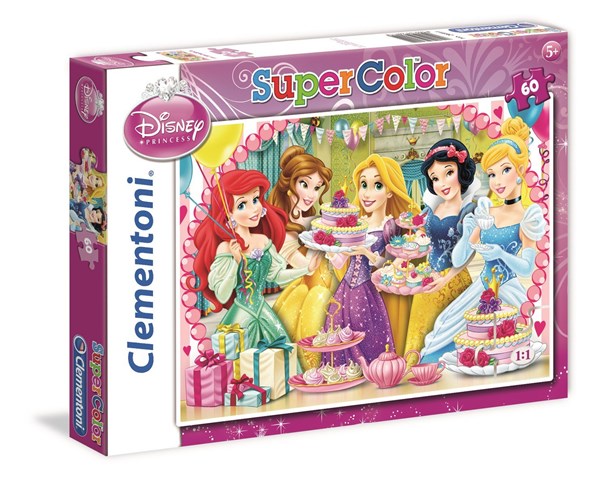 Clementoni (26911) - "Princess Royal Tea Party" - 60 pieces puzzle
