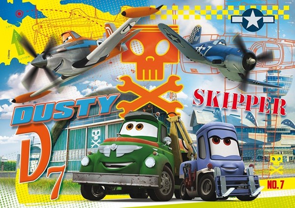 Clementoni (27872) - "Planes" - 104 pieces puzzle