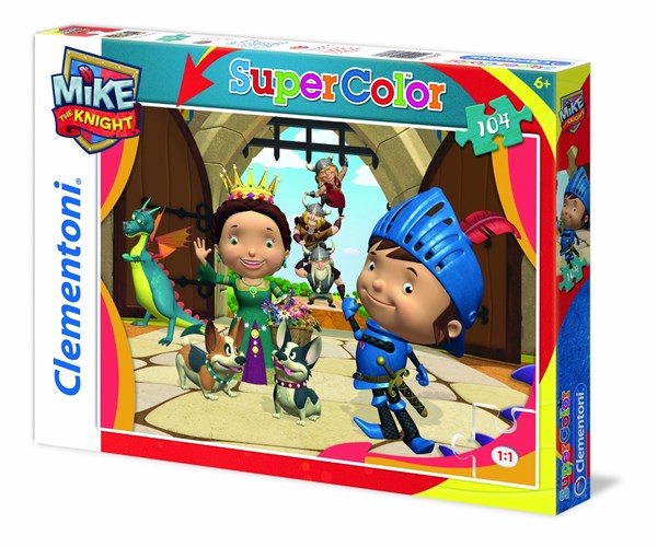 Clementoni (27897) - "Bravest Knight Mike the Knight" - 104 pieces puzzle