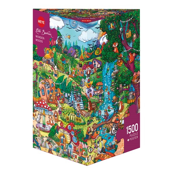 Heye (29792) - "Wonderwoods" - 1500 pieces puzzle