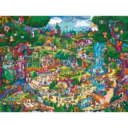 Heye (29792) - "Wonderwoods" - 1500 pieces puzzle
