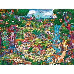 Heye (29792) - "Wonderwoods" - 1500 pieces puzzle