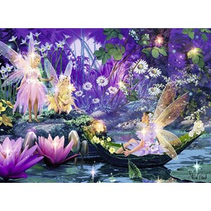 Ravensburger (14882) - "Fairy with Butterflies" - 500 pieces puzzle