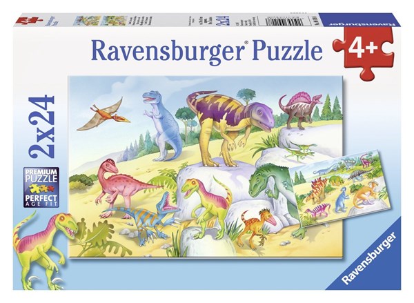 Ravensburger (09118) - "Dinos" - 24 pieces puzzle