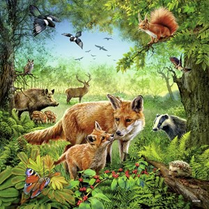 Ravensburger (09330) - "Animals of The Earth" - 49 pieces puzzle