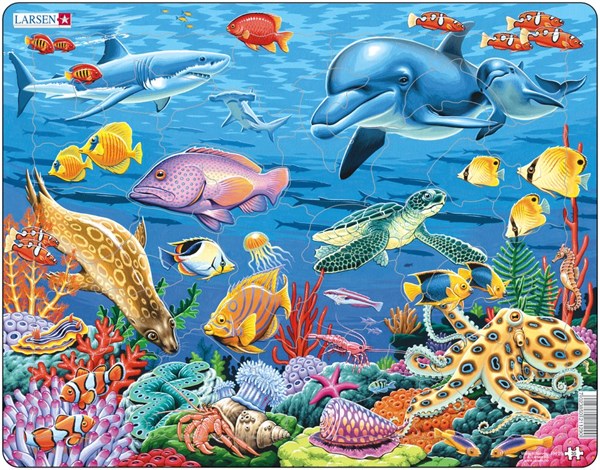 Larsen (FH29) - "Coral Reef" - 35 pieces puzzle