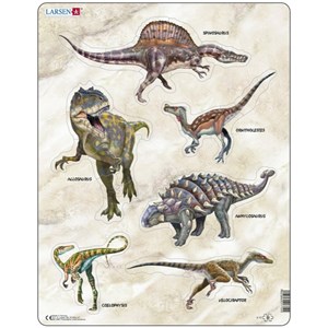 Larsen (X12) - "Dinosaurs" - 30 pieces puzzle