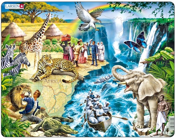 Larsen (NB9) - "David Livingstone" - 81 pieces puzzle