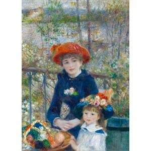Grafika Kids (00254) - Pierre-Auguste Renoir: "The Two Sisters, On the Terrace, 1881" - 24 pieces puzzle