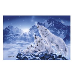 Clementoni (39280) - "Family of Wolves" - 1000 pieces puzzle