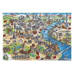 Gibsons (G7066) - "London Landmarks" - 1000 pieces puzzle