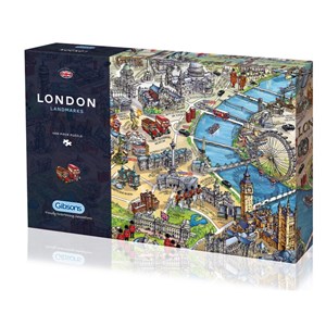 Gibsons (G7066) - "London Landmarks" - 1000 pieces puzzle