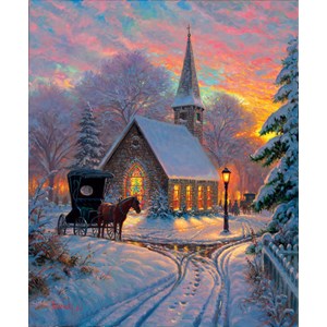 SunsOut (52909) - "Carriage Chapel" - 1000 pieces puzzle