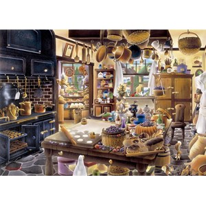 Educa (16319) - Hiro Tanikawa: "The Bakery" - 3000 pieces puzzle