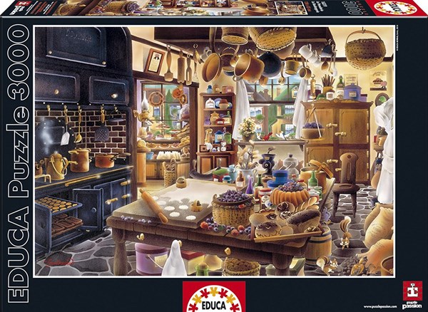 Educa (16319) - Hiro Tanikawa: "The Bakery" - 3000 pieces puzzle