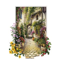Art Puzzle (4189) - "Village Street" - 500 pieces puzzle