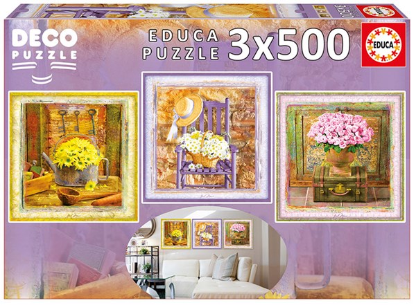 Educa (17095) - Gail Marie: "Enchanted Moments" - 500 pieces puzzle