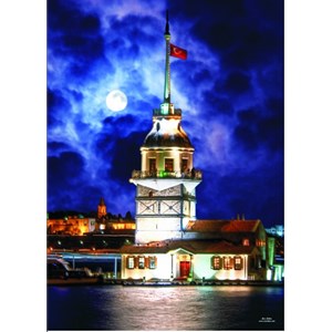 Gold Puzzle (60126) - "Maiden's Tower" - 1000 pieces puzzle