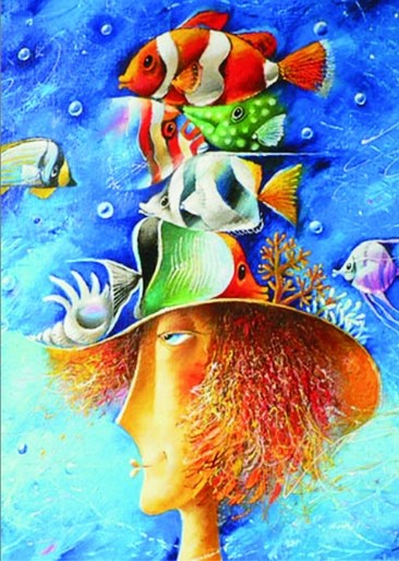 Gold Puzzle (60560) - Yuri Macik: "Bonet" - 1000 pieces puzzle