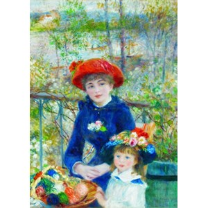 Gold Puzzle (60386) - Pierre-Auguste Renoir: "Two Sisters on the Terrace" - 1000 pieces puzzle