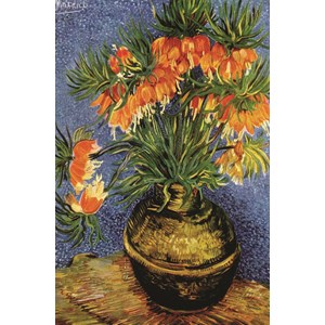 Gold Puzzle (60911) - Vincent van Gogh: "Fritillaires in a Copper Vase" - 1000 pieces puzzle