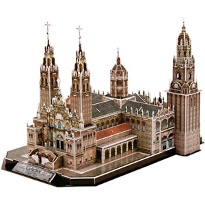 Cubic Fun (MC184H) - "Catedral de Santiago de Compostela" - 101 pieces puzzle