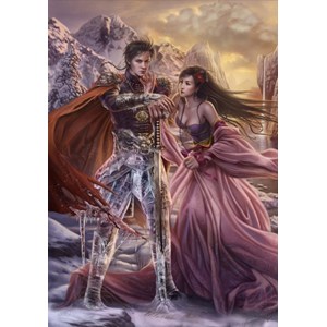 Grafika (00968) - Cris Ortega: "Over the Hills where the Ice melts" - 1000 pieces puzzle