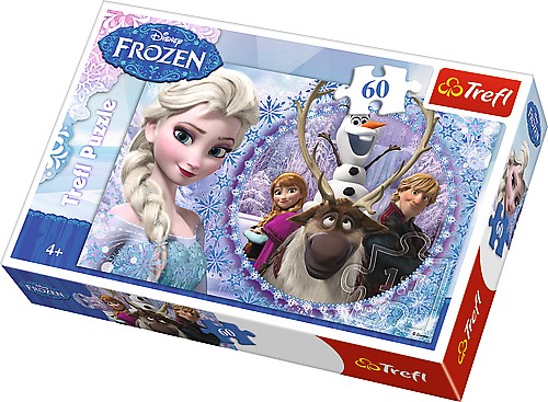 Trefl (17275) - "Disney Frozen" - 60 pieces puzzle
