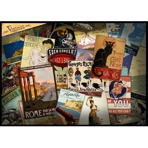 Grafika (T-00041) - "Vintage Poster" - 1000 pieces puzzle