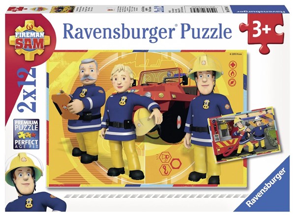 Ravensburger (07584) - "Fireman Sam" - 12 pieces puzzle
