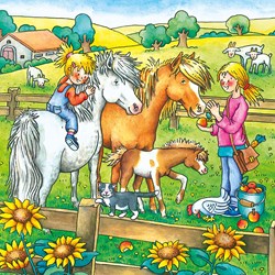 Ravensburger (09293) - "Farm Animals" - 49 pieces puzzle