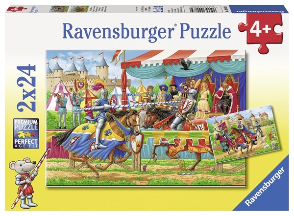 Ravensburger (09083) - "Knights" - 24 pieces puzzle