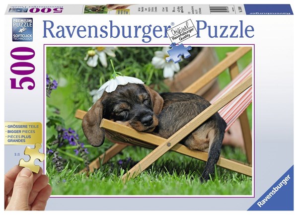 Ravensburger (13649) - "Teckel" - 500 pieces puzzle